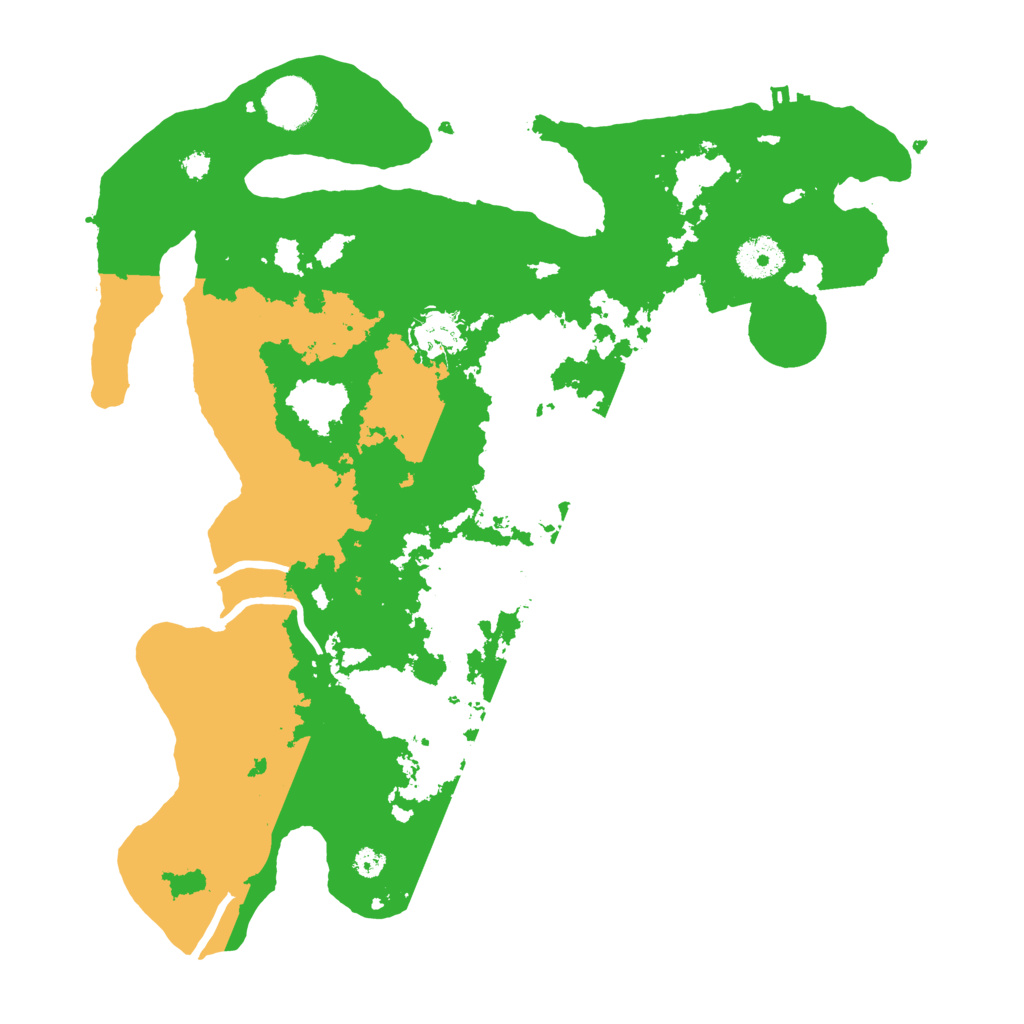 Biome Rust Map: Procedural Map, Size: 3500, Seed: 31844