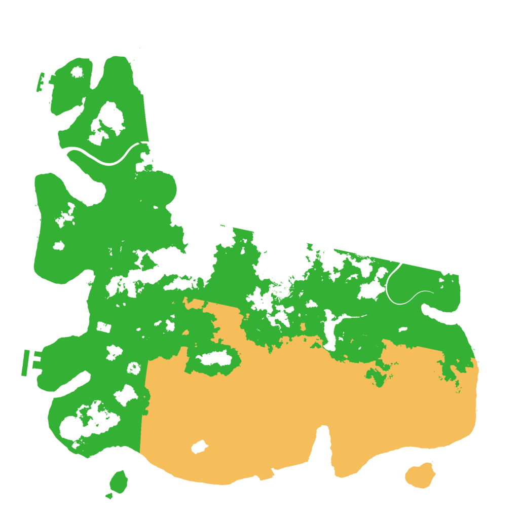 Biome Rust Map: Procedural Map, Size: 4000, Seed: 439280608