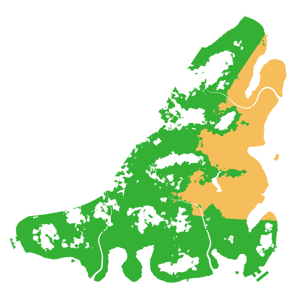 Biome Rust Map: Procedural Map, Size: 4250, Seed: 61162766
