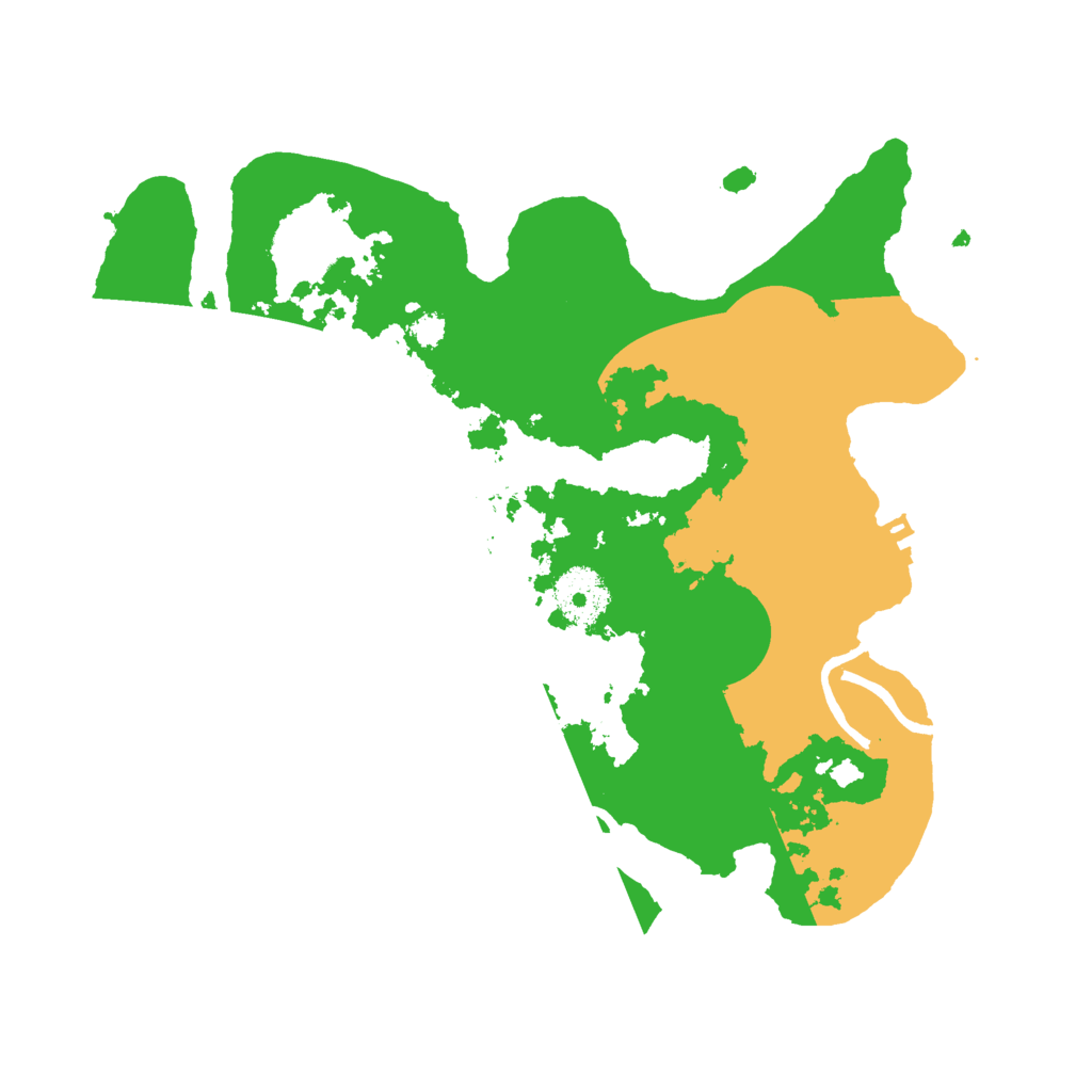 Biome Rust Map: Procedural Map, Size: 3000, Seed: 966171687