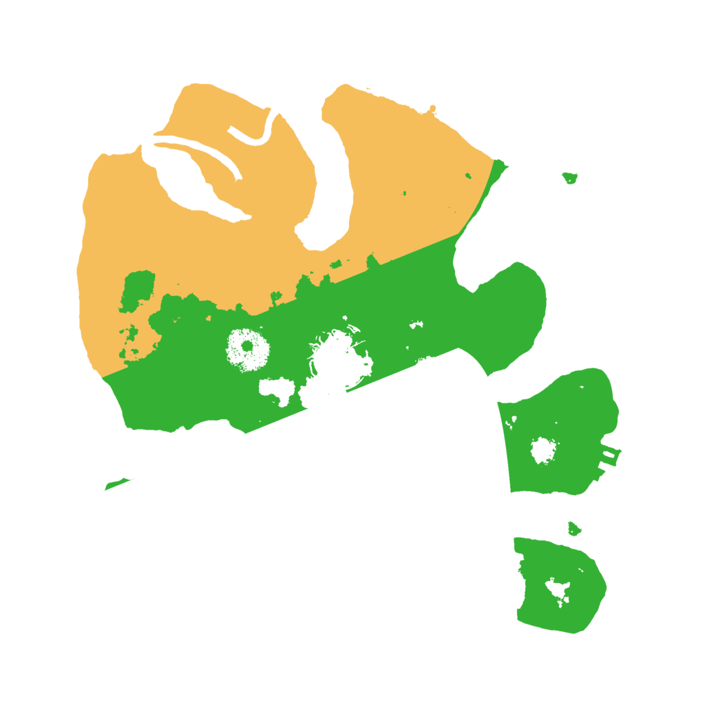 Biome Rust Map: Procedural Map, Size: 2500, Seed: 2578747