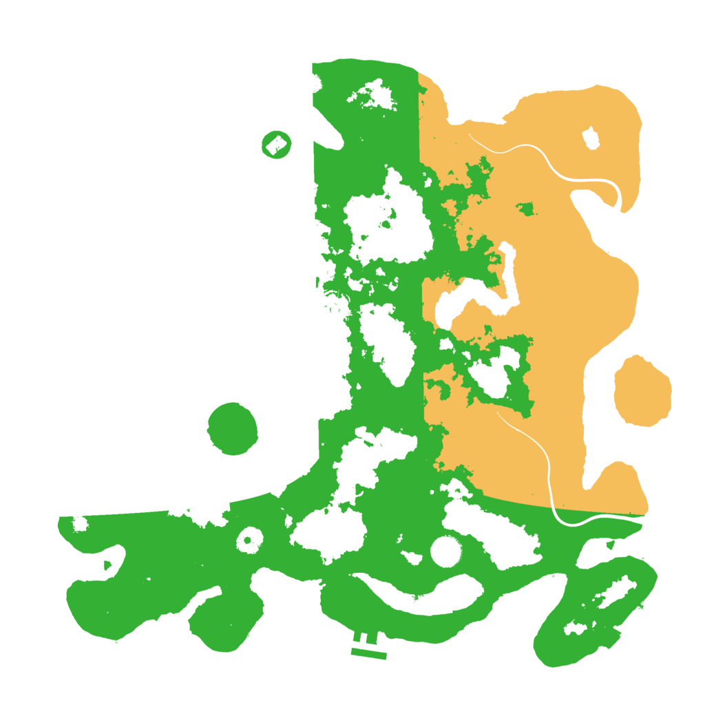 Biome Rust Map: Procedural Map, Size: 4000, Seed: 427364305