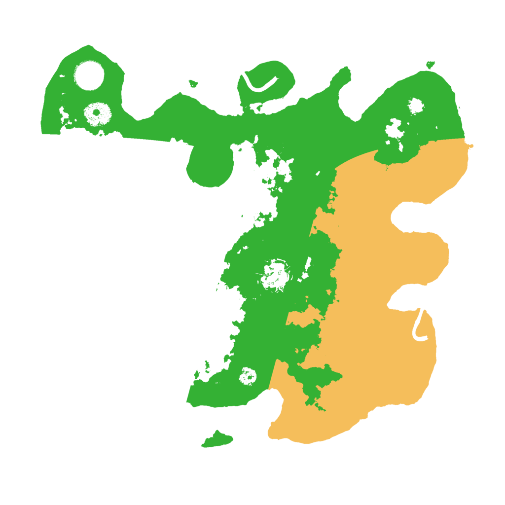 Biome Rust Map: Procedural Map, Size: 3000, Seed: 485423