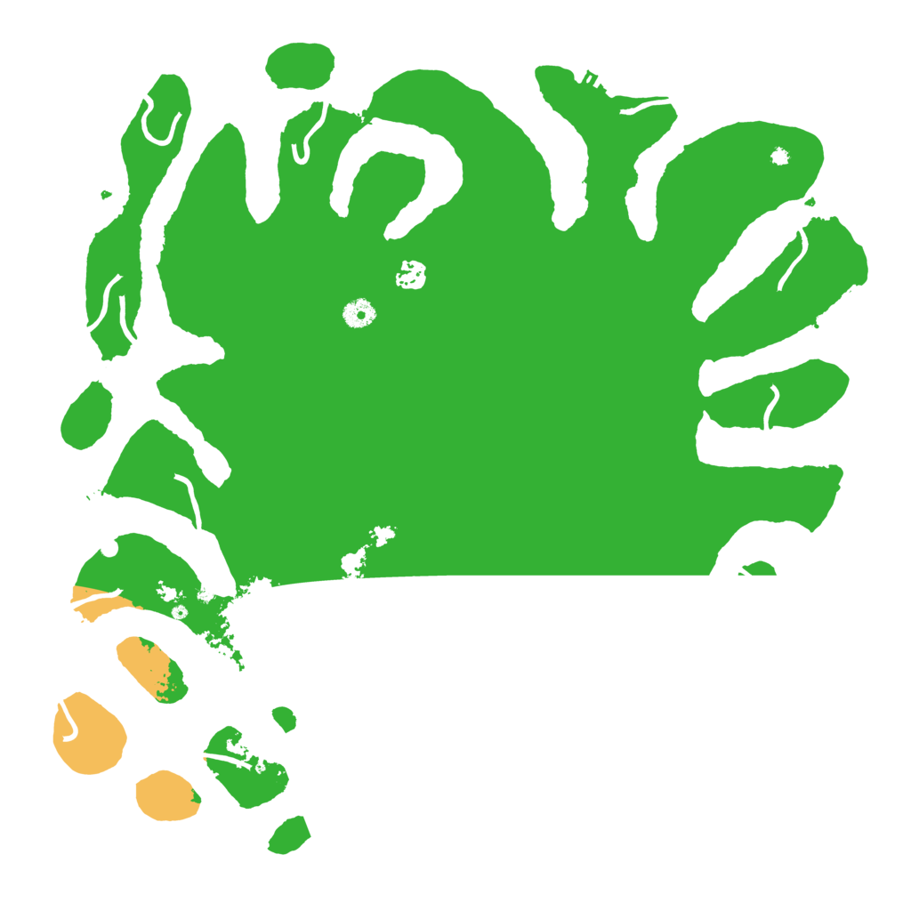 Biome Rust Map: Procedural Map, Size: 4500, Seed: 135480