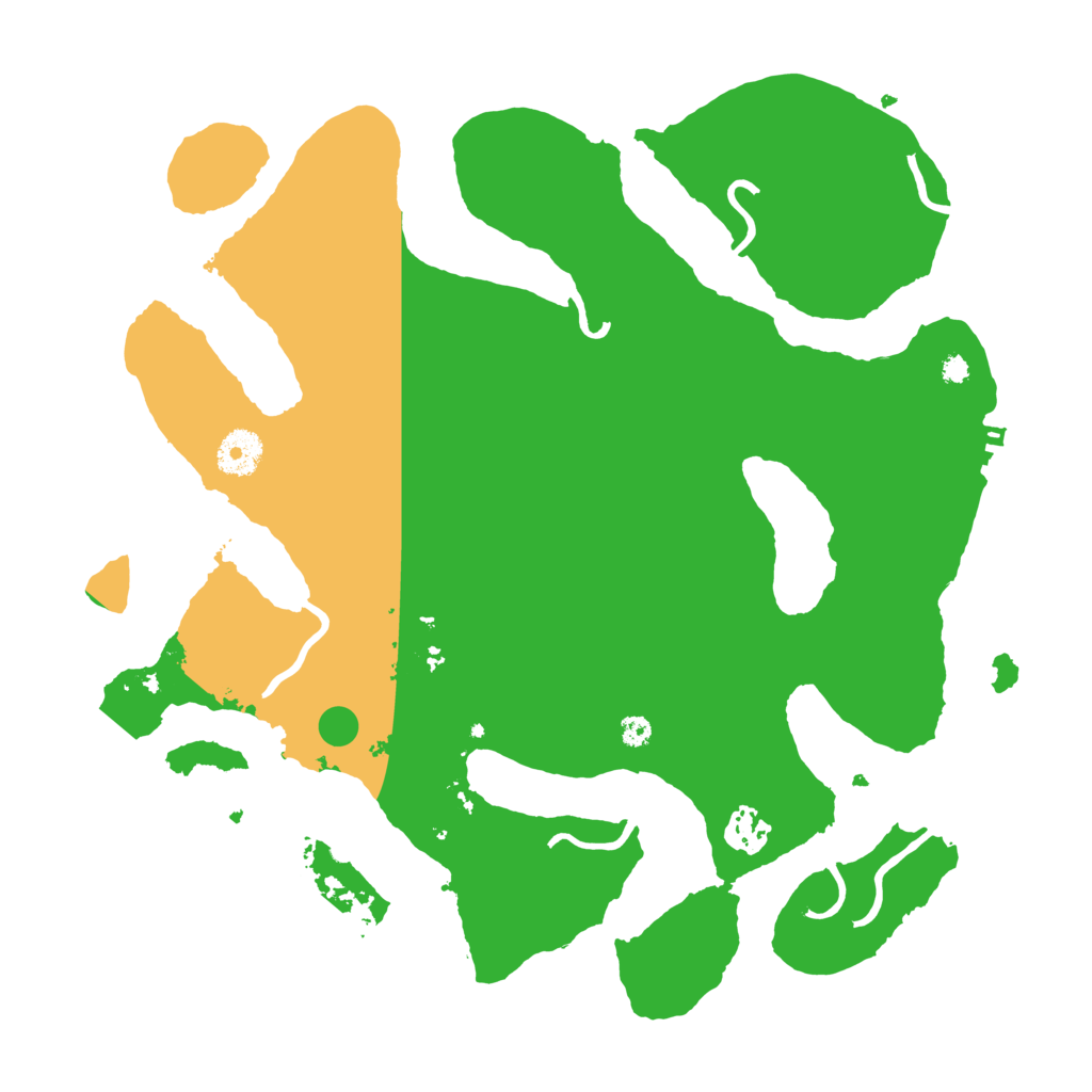 Biome Rust Map: Procedural Map, Size: 3600, Seed: 40067