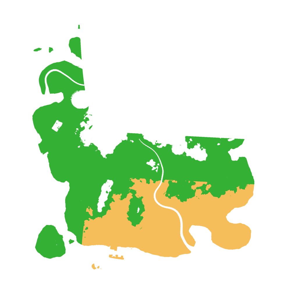 Biome Rust Map: Procedural Map, Size: 3000, Seed: 427901