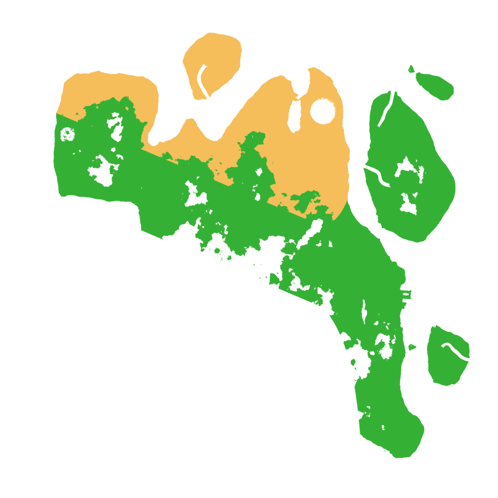 Biome Rust Map: Procedural Map, Size: 3500, Seed: 332904930