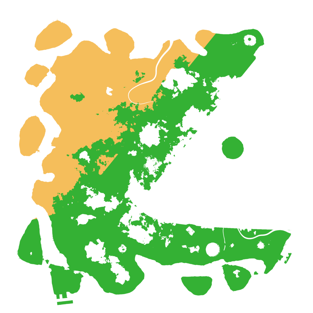 Biome Rust Map: Procedural Map, Size: 4000, Seed: 3213563
