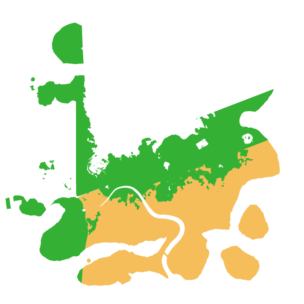 Biome Rust Map: Procedural Map, Size: 3000, Seed: 858251