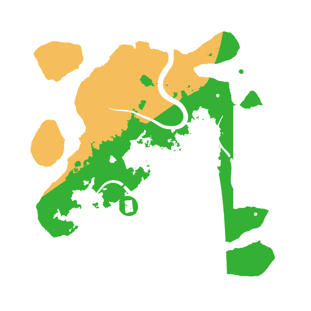 Biome Rust Map: Procedural Map, Size: 2700, Seed: 209754334