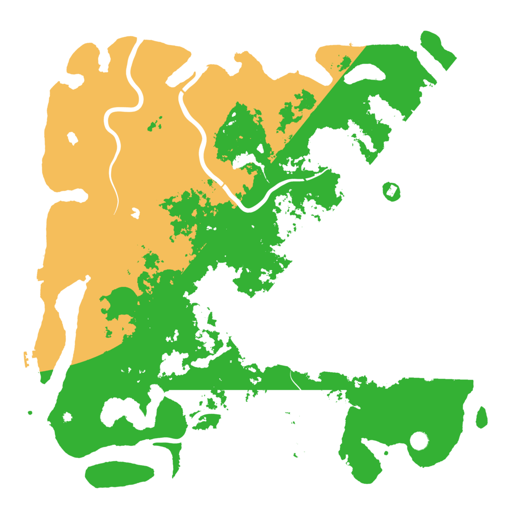 Biome Rust Map: Procedural Map, Size: 5000, Seed: 2058265957