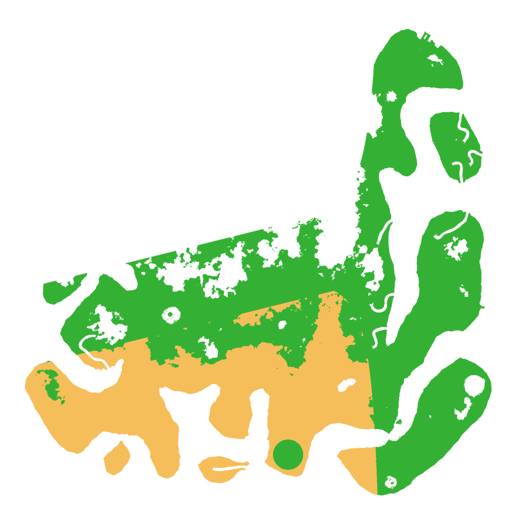 Biome Rust Map: Procedural Map, Size: 4500, Seed: 537158800