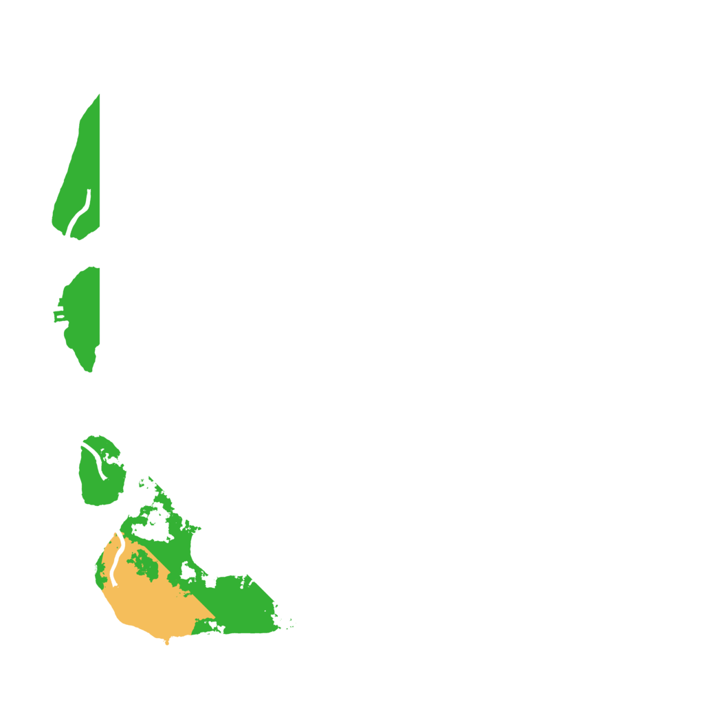 Biome Rust Map: Procedural Map, Size: 3950, Seed: 1135594668