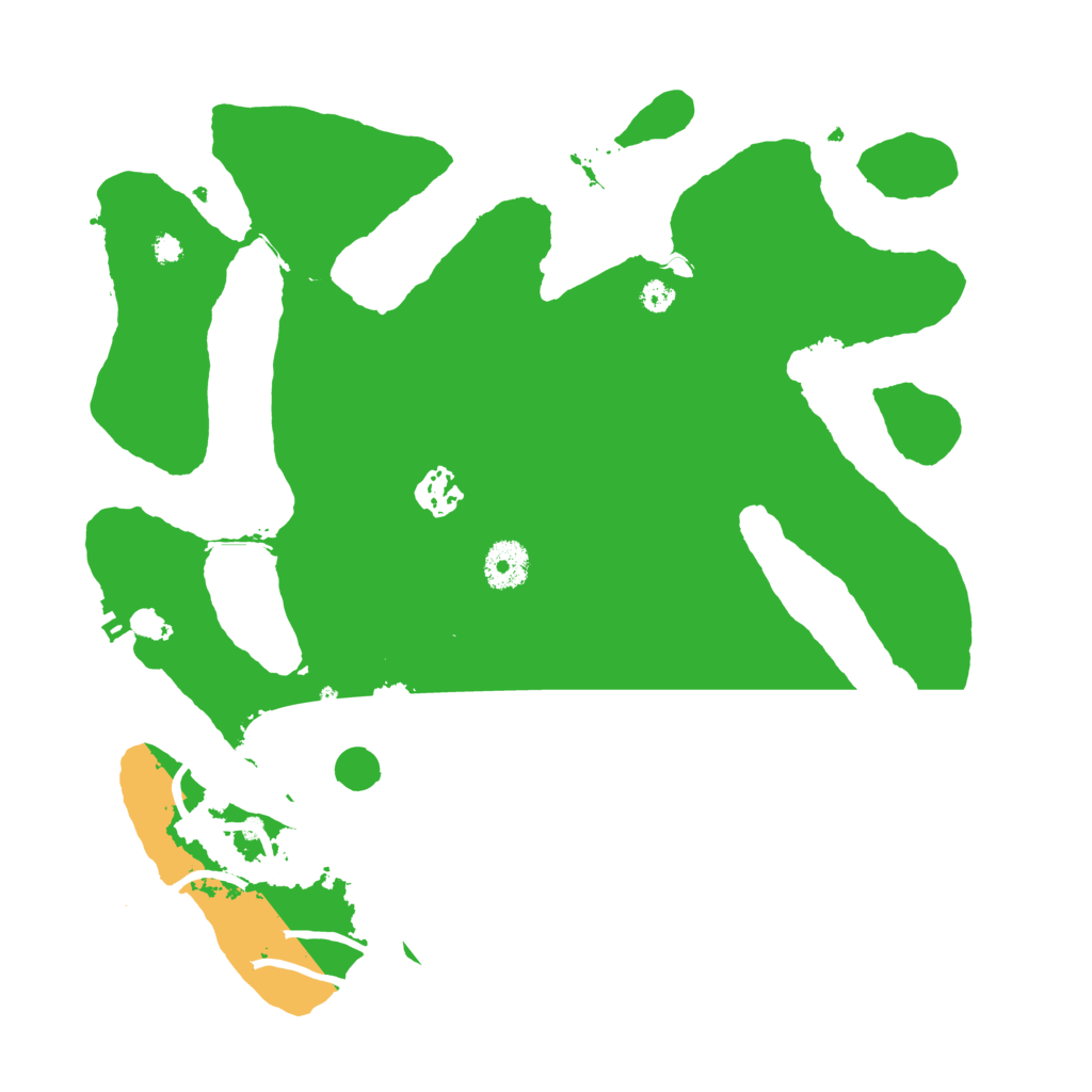 Biome Rust Map: Procedural Map, Size: 3500, Seed: 12981