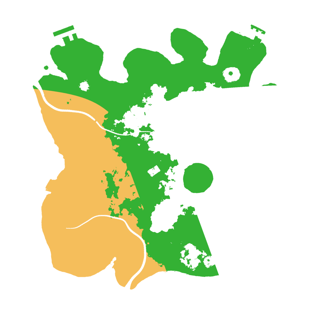 Biome Rust Map: Procedural Map, Size: 3000, Seed: 25986935