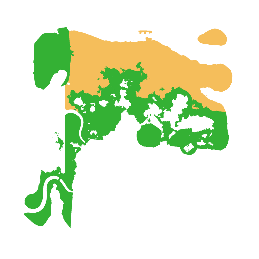 Biome Rust Map: Procedural Map, Size: 3000, Seed: 499705