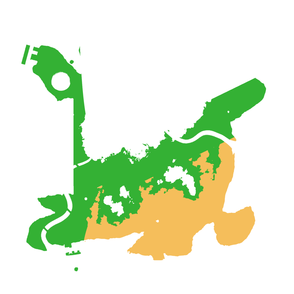 Biome Rust Map: Procedural Map, Size: 3000, Seed: 744499