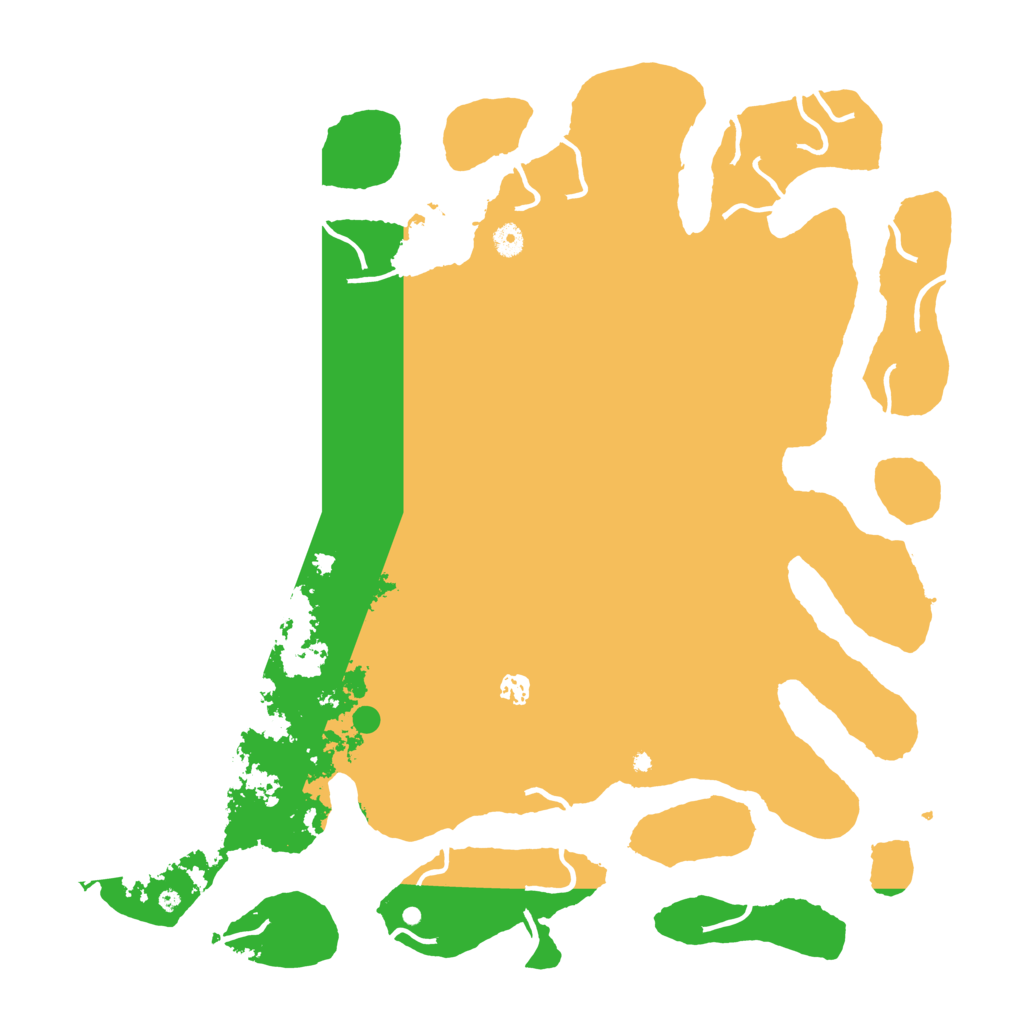 Biome Rust Map: Procedural Map, Size: 4900, Seed: 12