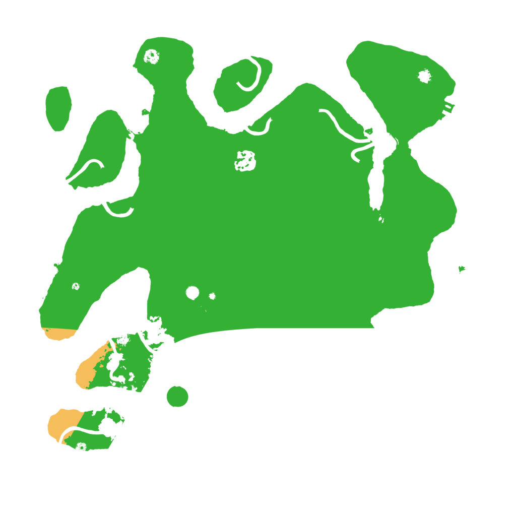 Biome Rust Map: Procedural Map, Size: 3500, Seed: 18762