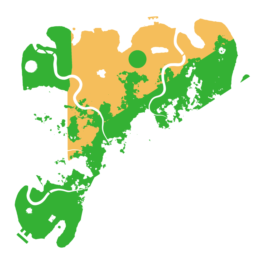 Biome Rust Map: Procedural Map, Size: 4000, Seed: 852469343