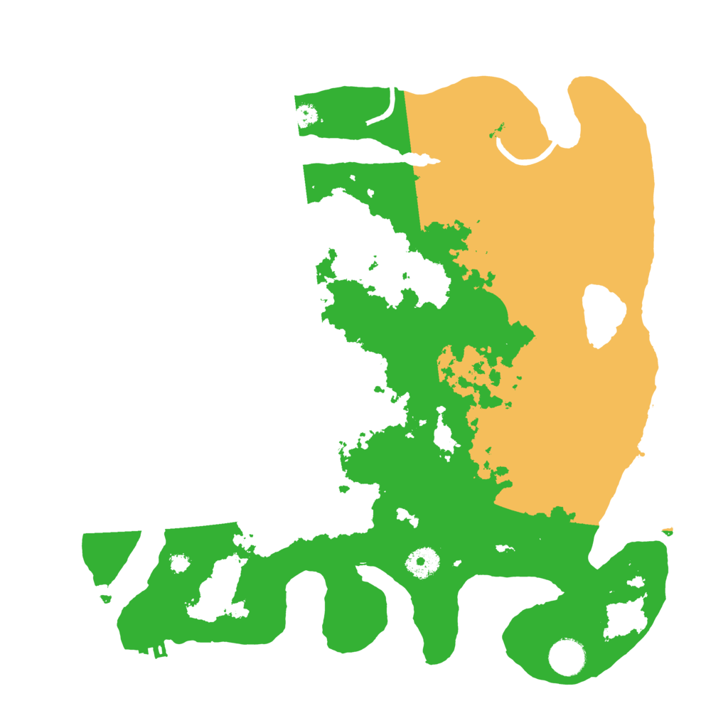 Biome Rust Map: Procedural Map, Size: 3500, Seed: 63628