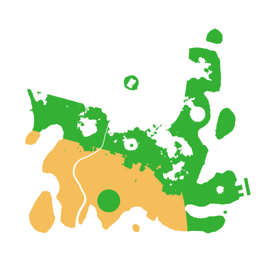 Biome Rust Map: Procedural Map, Size: 3000, Seed: 122361896