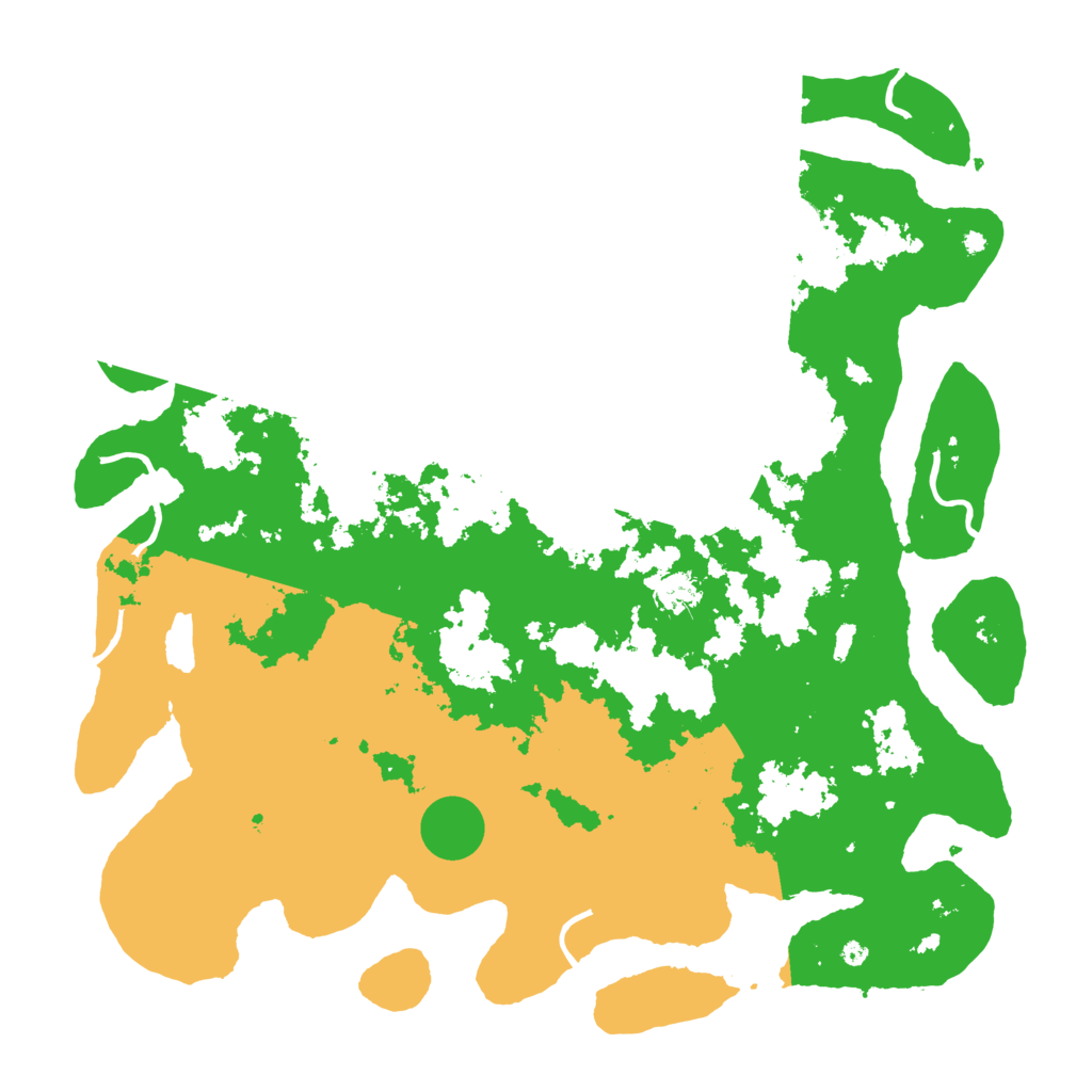 Biome Rust Map: Procedural Map, Size: 4500, Seed: 27719