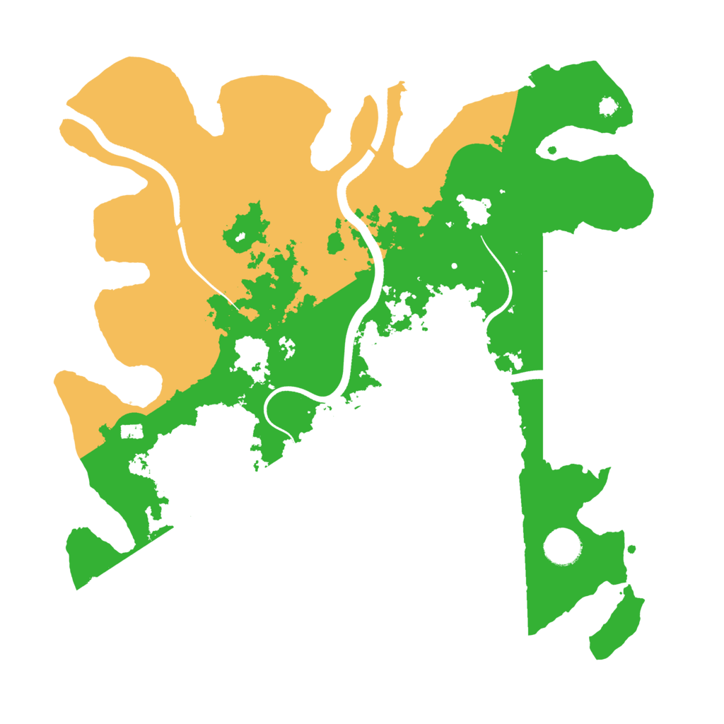 Biome Rust Map: Procedural Map, Size: 3500, Seed: 634827050