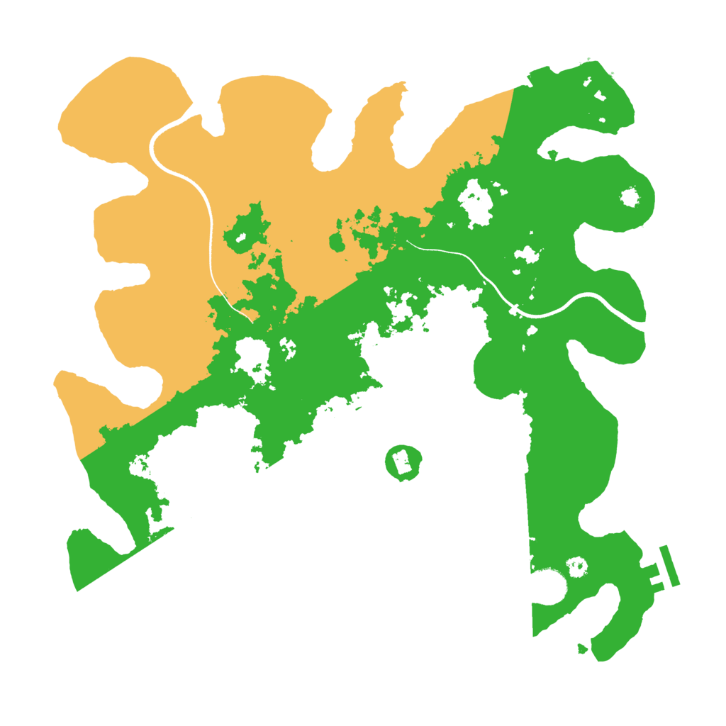 Biome Rust Map: Procedural Map, Size: 3500, Seed: 634827050