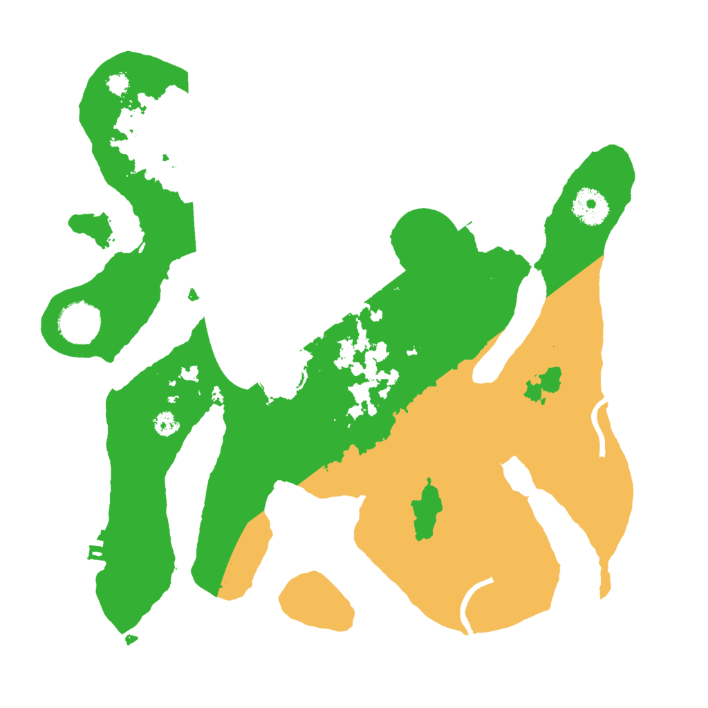 Biome Rust Map: Procedural Map, Size: 3000, Seed: 13415