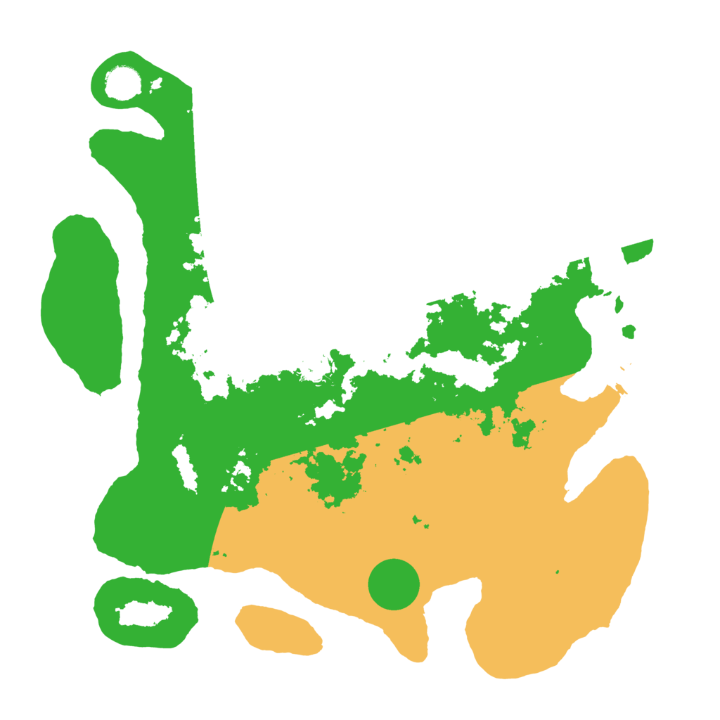 Biome Rust Map: Barren, Size: 3700, Seed: 431504257