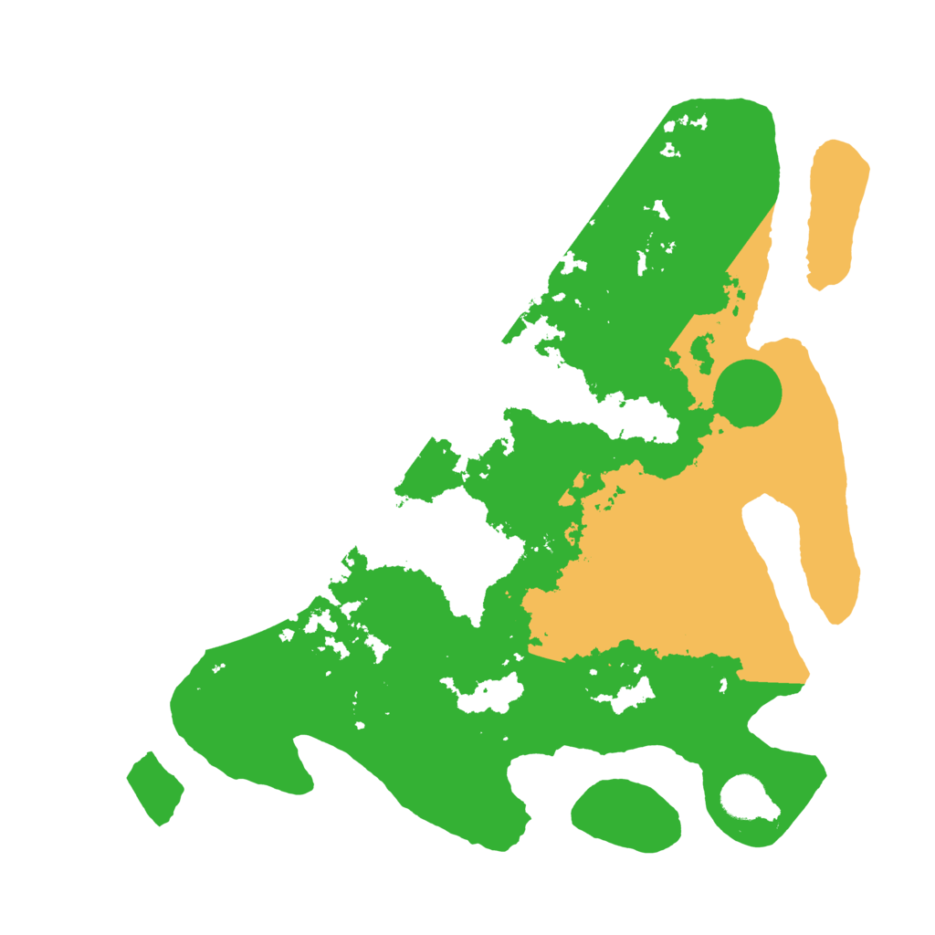 Biome Rust Map: Barren, Size: 3700, Seed: 234234