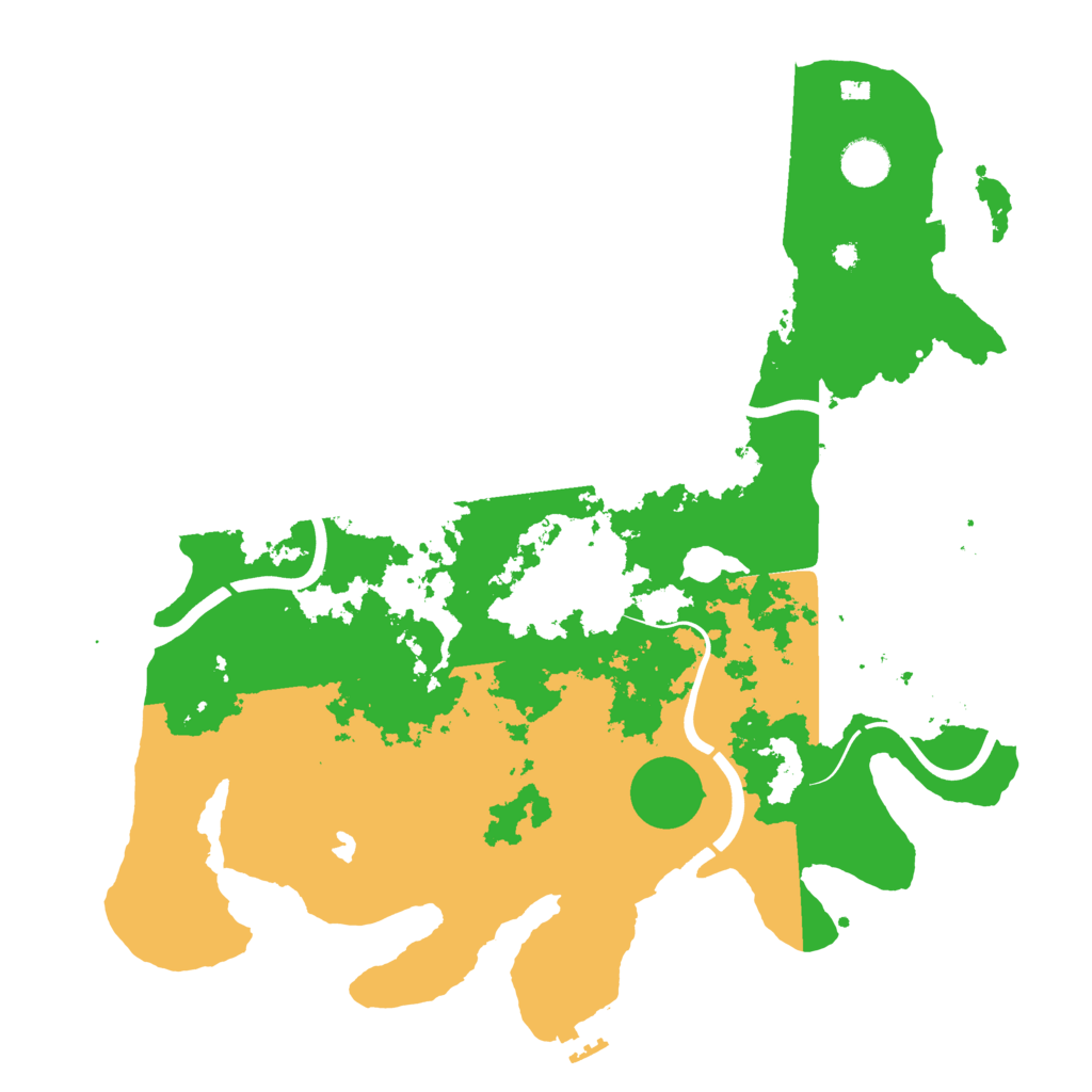 Biome Rust Map: Procedural Map, Size: 4000, Seed: 1424758