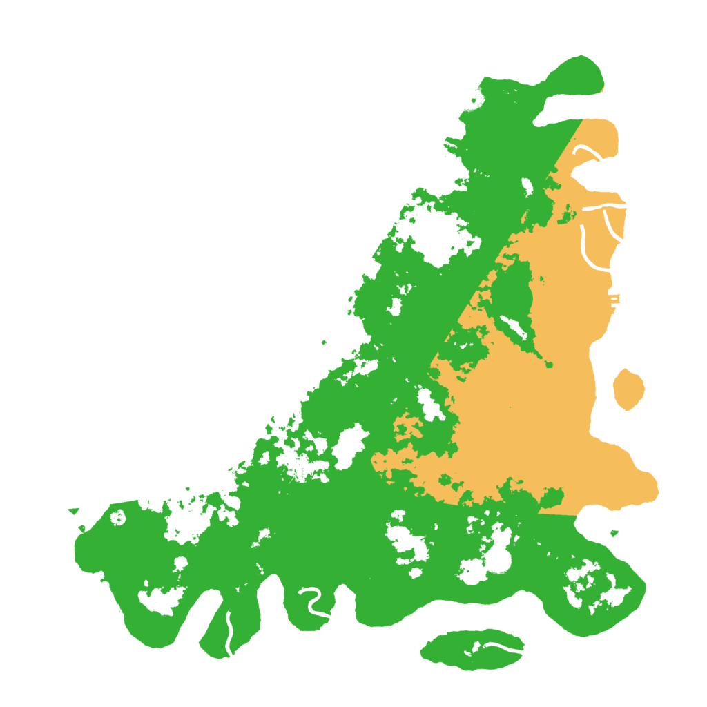 Biome Rust Map: Procedural Map, Size: 4750, Seed: 295797