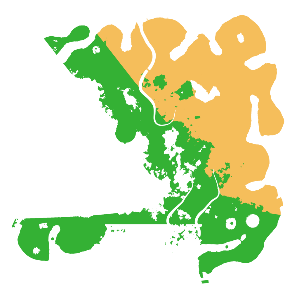 Biome Rust Map: Procedural Map, Size: 4000, Seed: 143247598