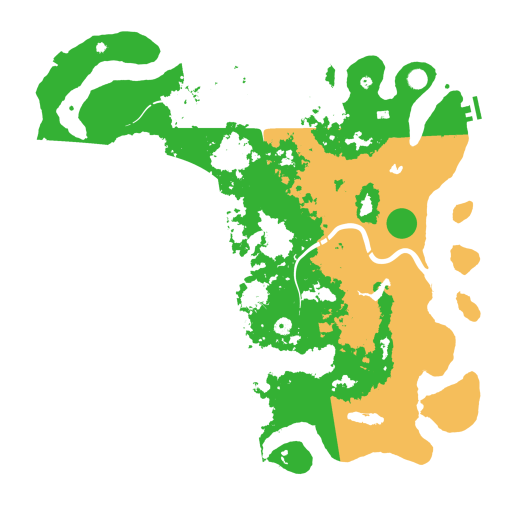Biome Rust Map: Procedural Map, Size: 4454, Seed: 5454