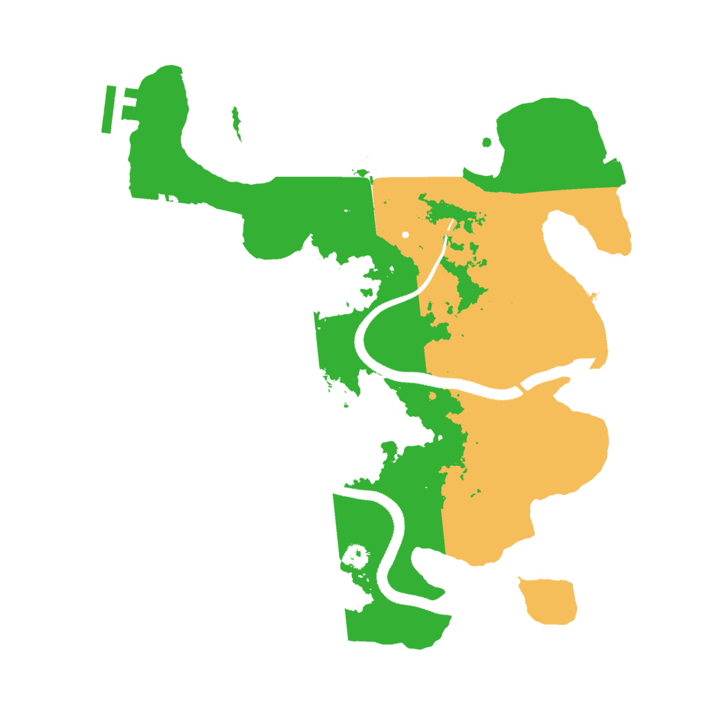 Biome Rust Map: Procedural Map, Size: 3000, Seed: 41311