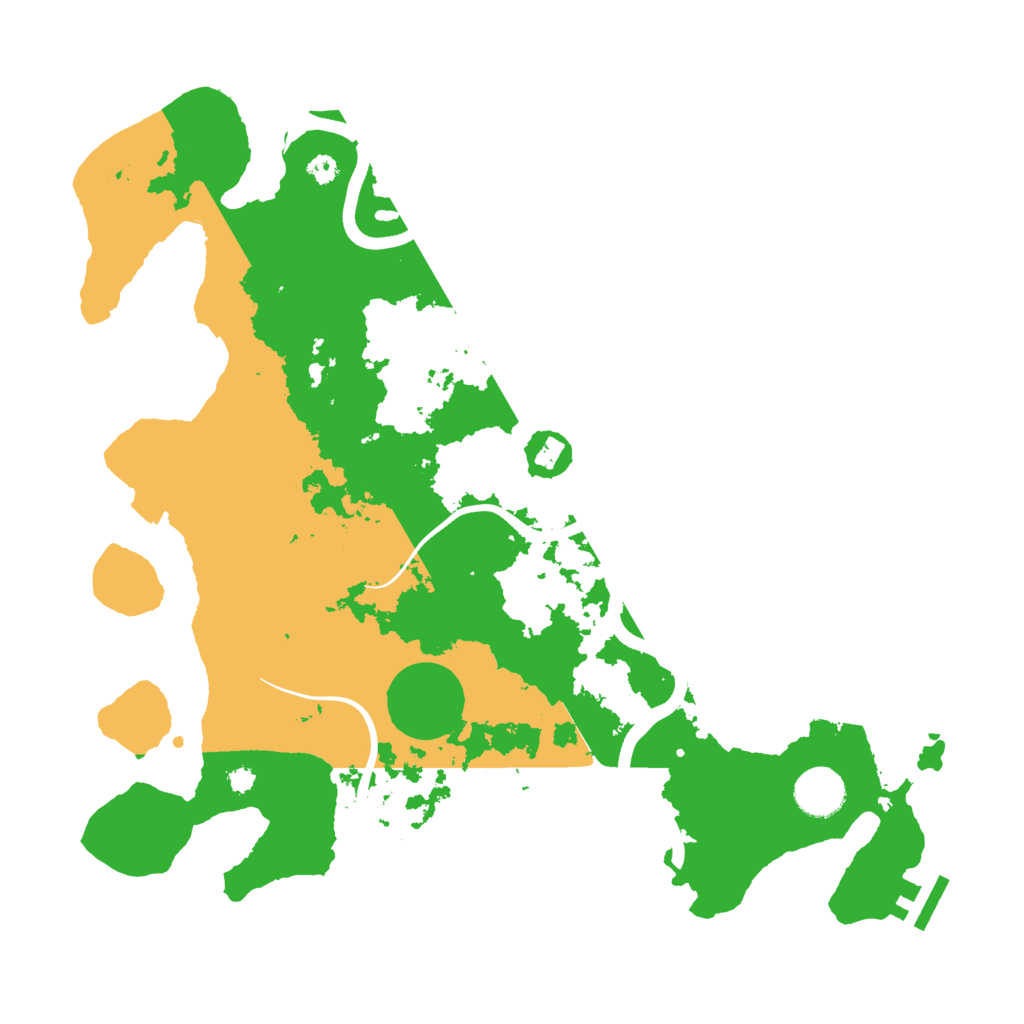 Biome Rust Map: Procedural Map, Size: 3600, Seed: 123