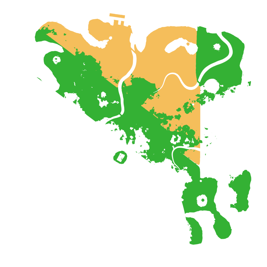 Biome Rust Map: Procedural Map, Size: 3500, Seed: 1497470324