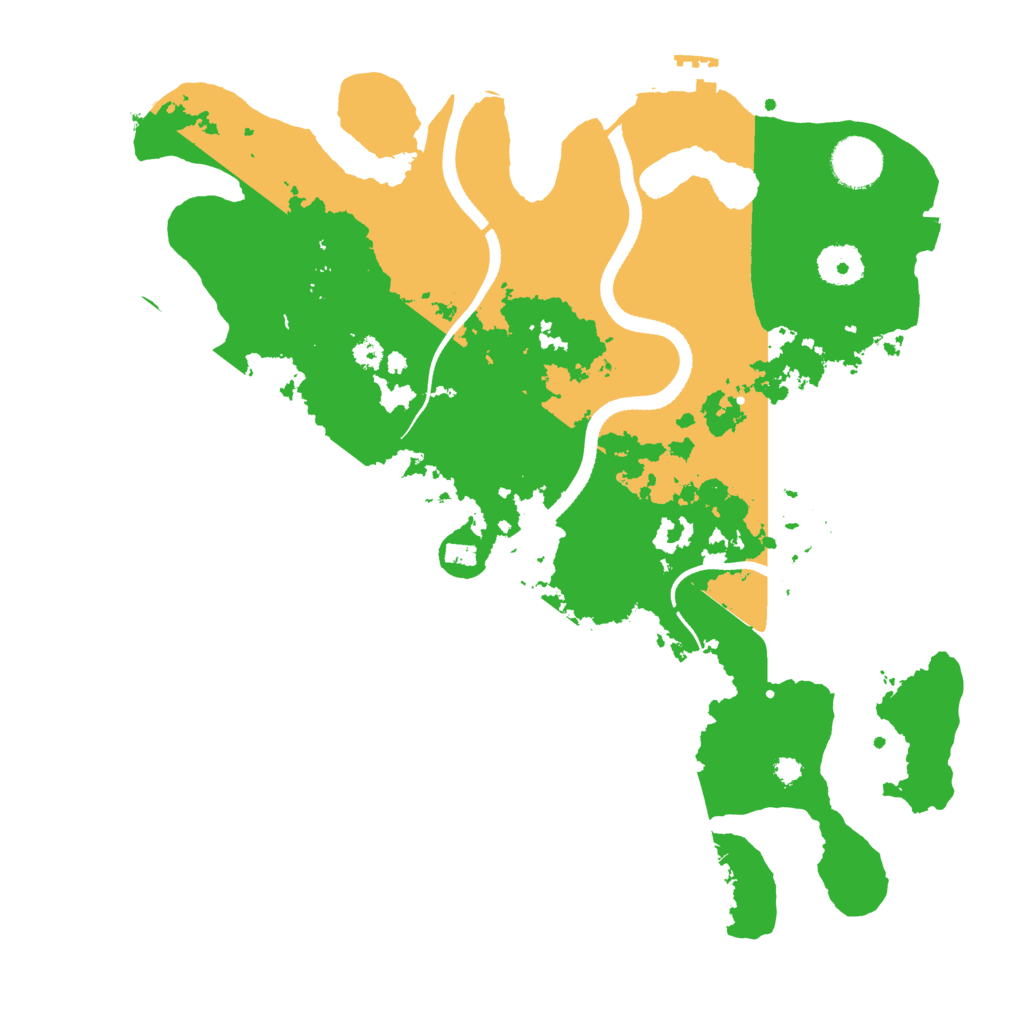 Biome Rust Map: Procedural Map, Size: 3500, Seed: 1497470324