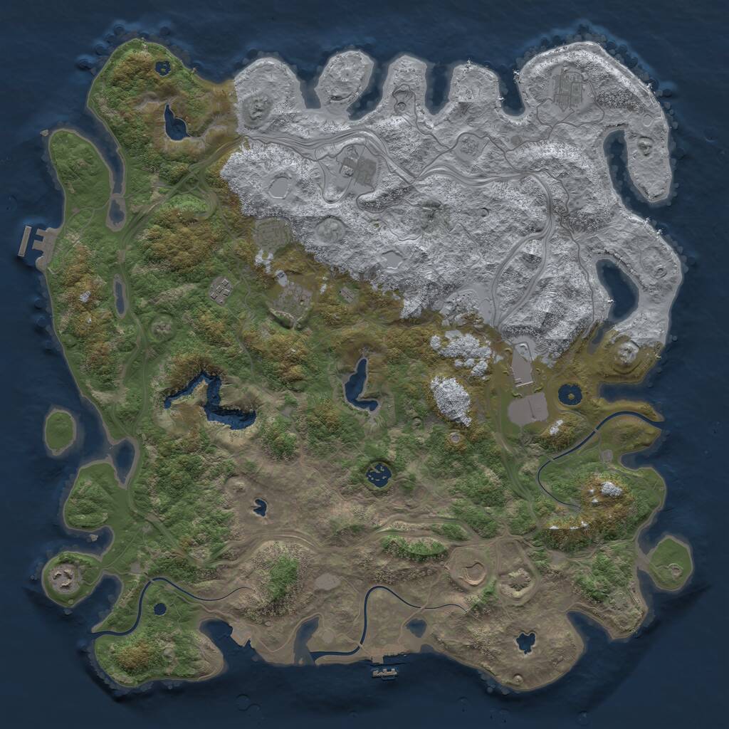 Rust Map: Procedural Map, Size: 4750, Seed: 20210902, 16 Monuments