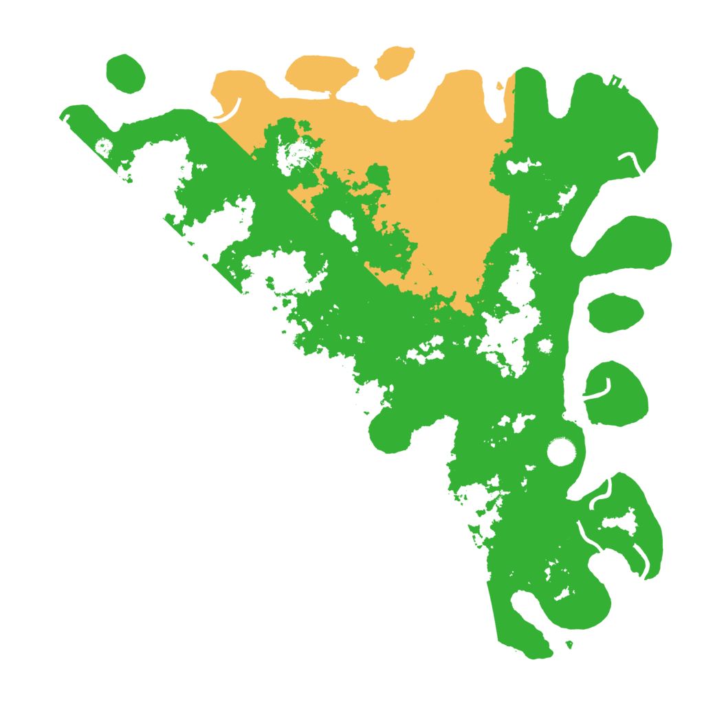 Biome Rust Map: Procedural Map, Size: 4400, Seed: 8888