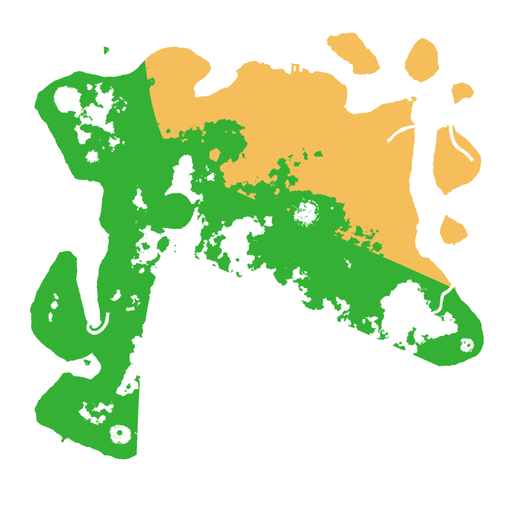 Biome Rust Map: Procedural Map, Size: 3800, Seed: 130309