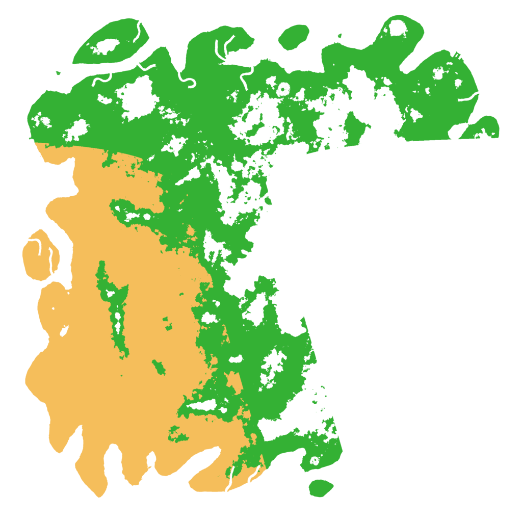 Biome Rust Map: Procedural Map, Size: 6000, Seed: 10600