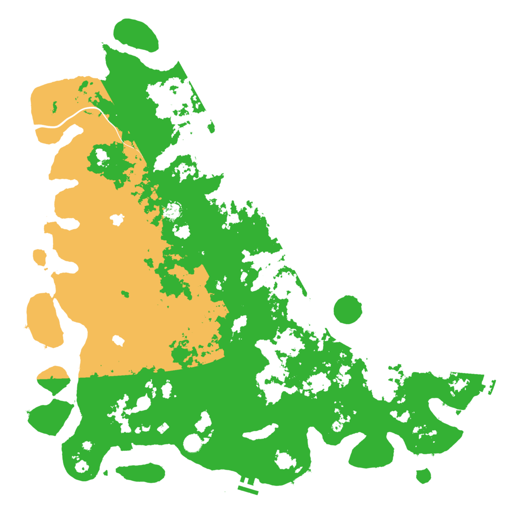 Biome Rust Map: Procedural Map, Size: 5000, Seed: 1453657674