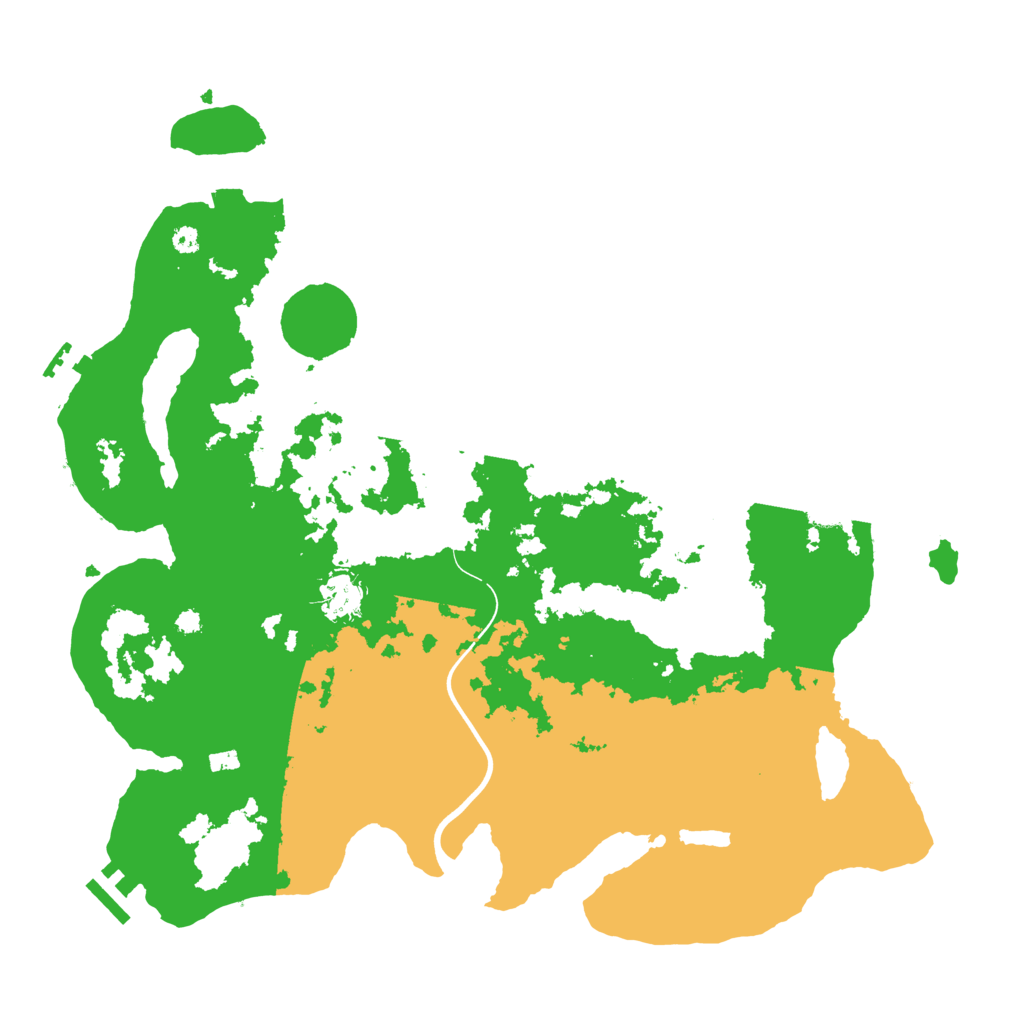 Biome Rust Map: Procedural Map, Size: 3800, Seed: 90309