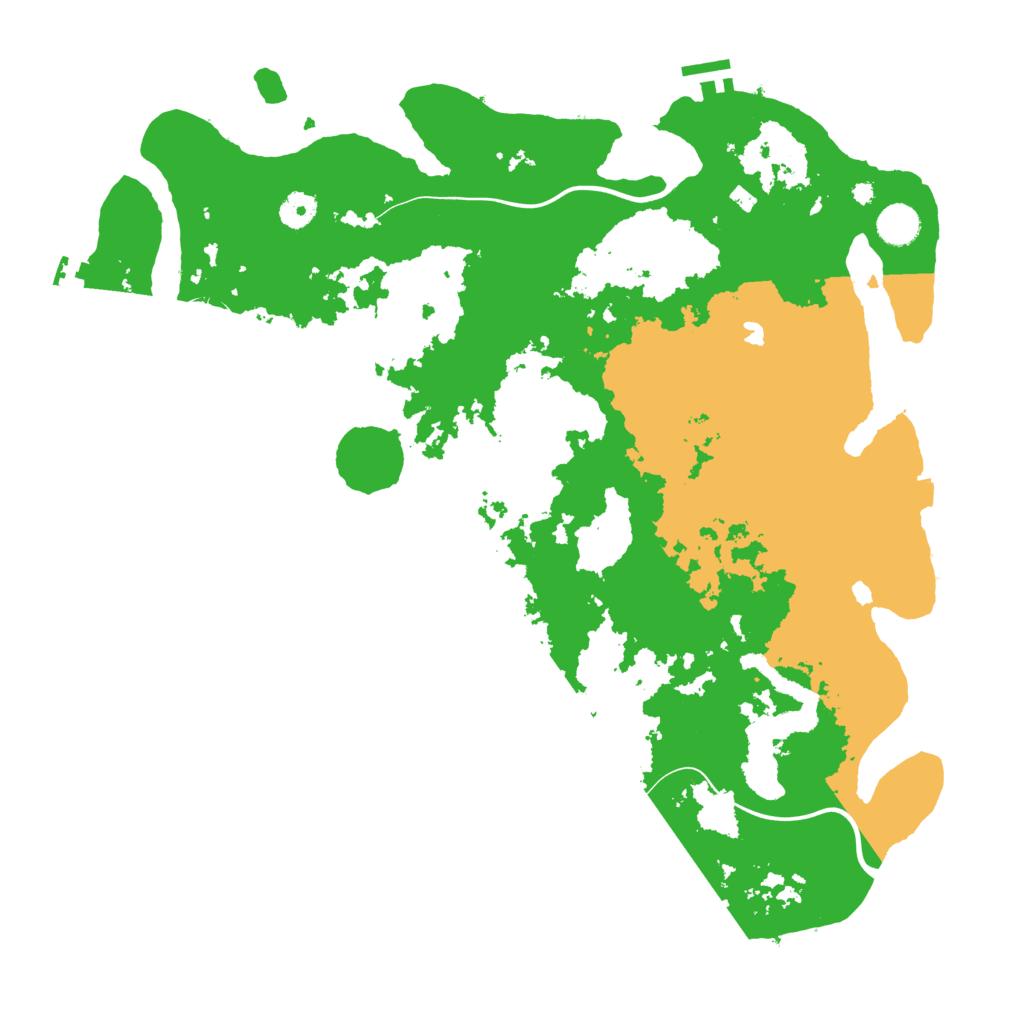 Biome Rust Map: Procedural Map, Size: 4250, Seed: 2854987