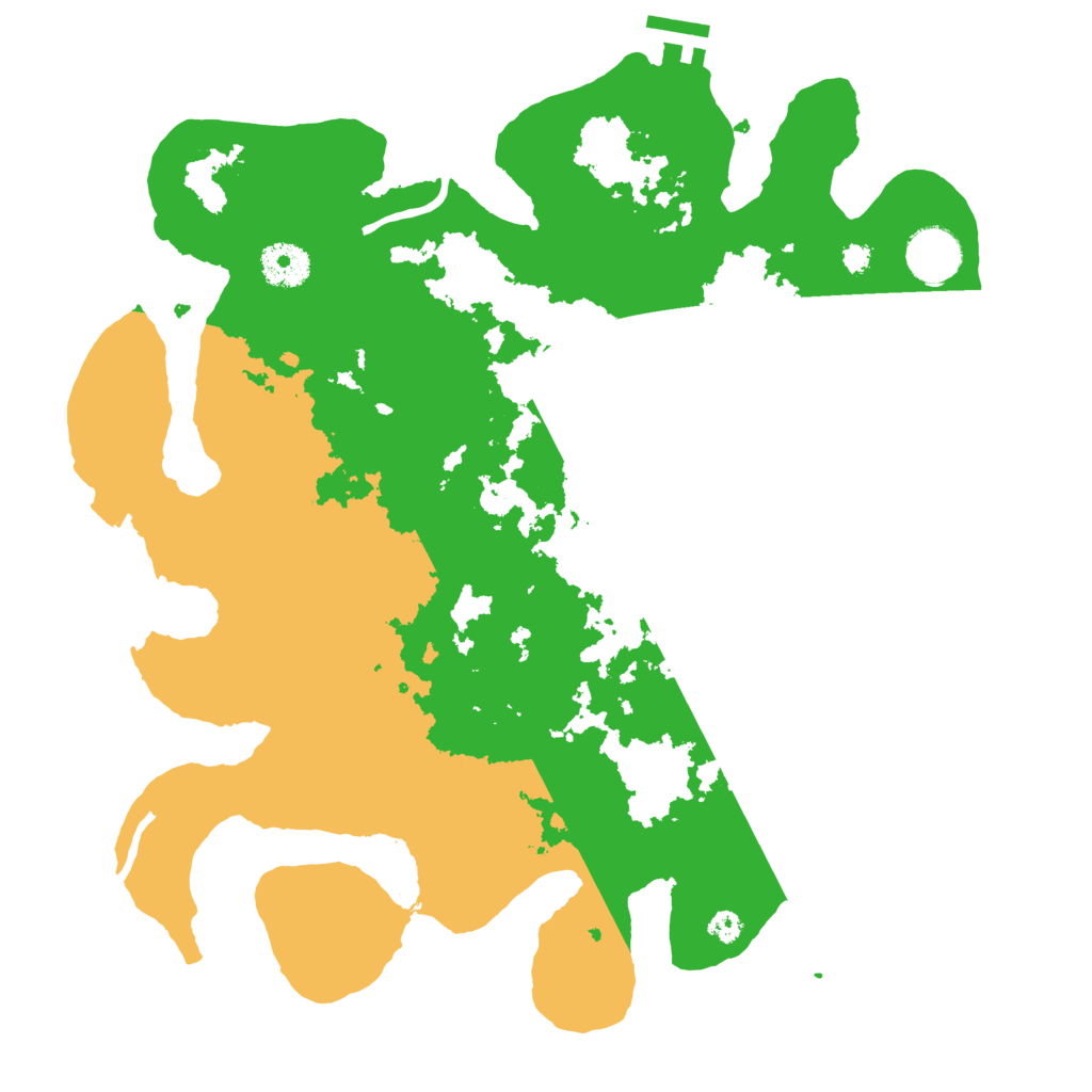 Biome Rust Map: Procedural Map, Size: 3500, Seed: 22134432