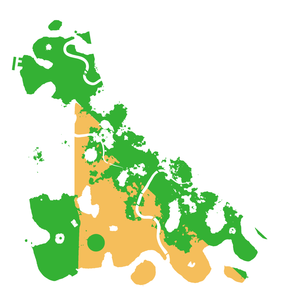 Biome Rust Map: Procedural Map, Size: 4500, Seed: 35464316