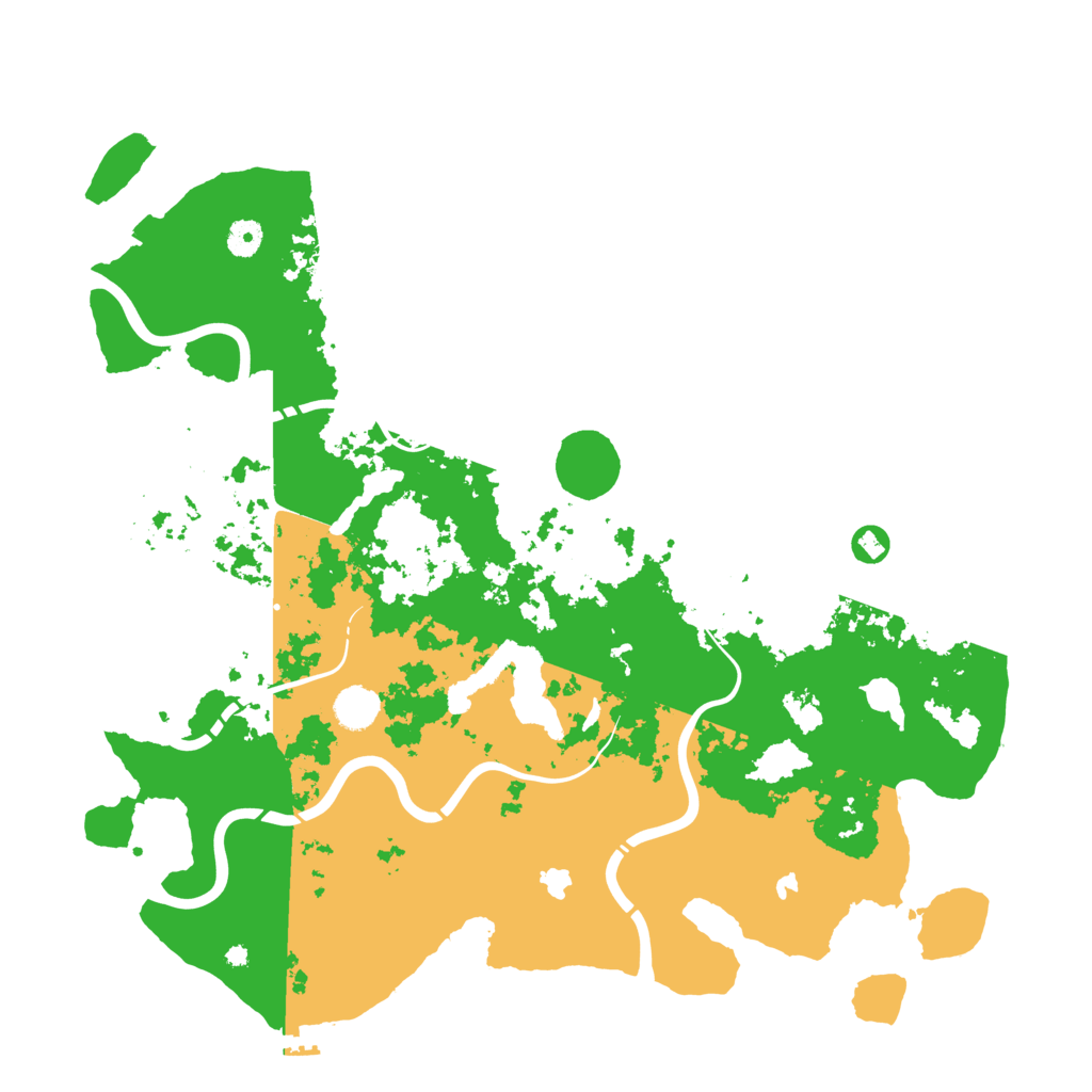 Biome Rust Map: Procedural Map, Size: 4500, Seed: 200043343